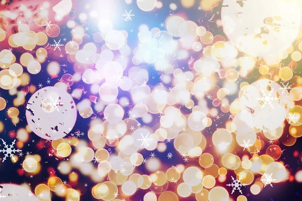 Fondo de Navidad, textura abstracta, fondo bokeh luz, Glitter vintage luces background.Lights en el fondo . —  Fotos de Stock