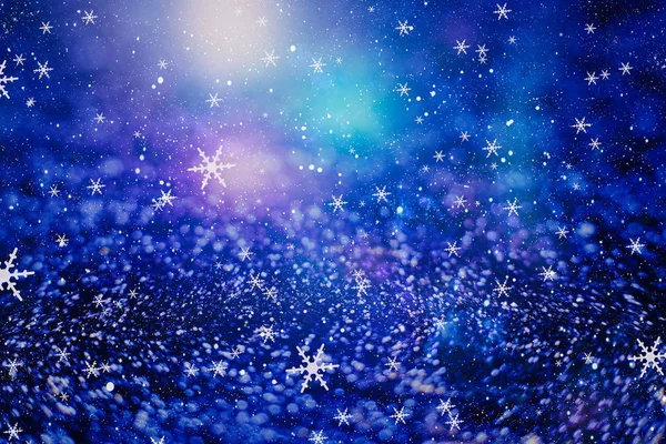 Feestelijke kerst achtergrond. Elegante abstracte achtergrond met verlichting en sterren — Stockfoto