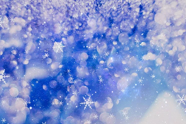 Festlicher weihnachtlicher Hintergrund. elegante abstrakte Hintergrund mit Lichtern und Sternen — Stockfoto