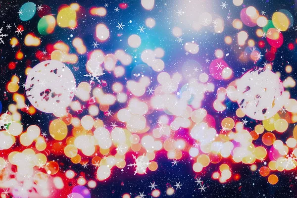 Fondo navideño festivo. Fondo abstracto elegante con luces y estrellas — Foto de Stock