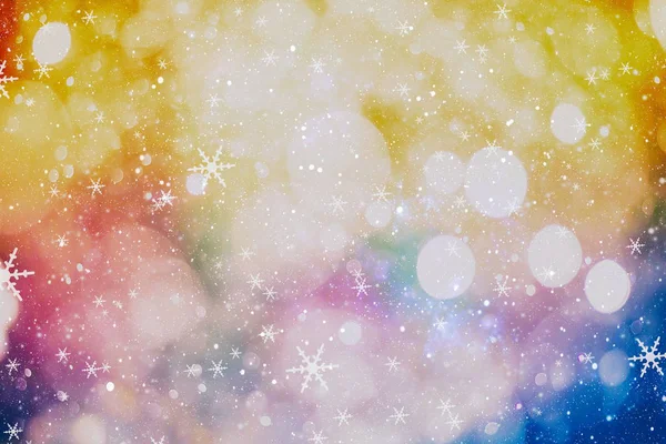 Fundo festivo de Natal. Elegante fundo abstrato com luzes e estrelas — Fotografia de Stock