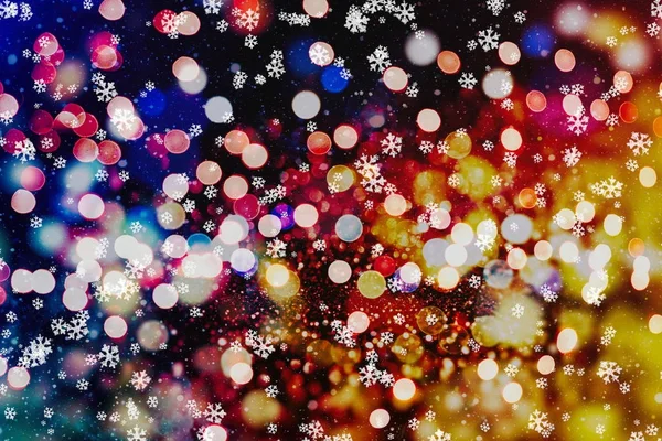 Fundo Festivo Natal Elegante Fundo Abstrato Com Luzes Estrelas — Fotografia de Stock