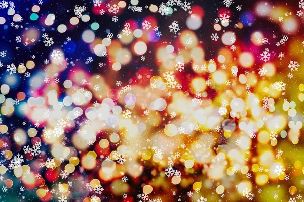 节日的圣诞背景 优雅的抽象背景 灯光和星星 — 图库照片