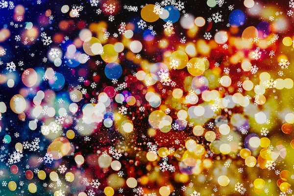 Fundo Festivo Natal Elegante Fundo Abstrato Com Luzes Estrelas — Fotografia de Stock