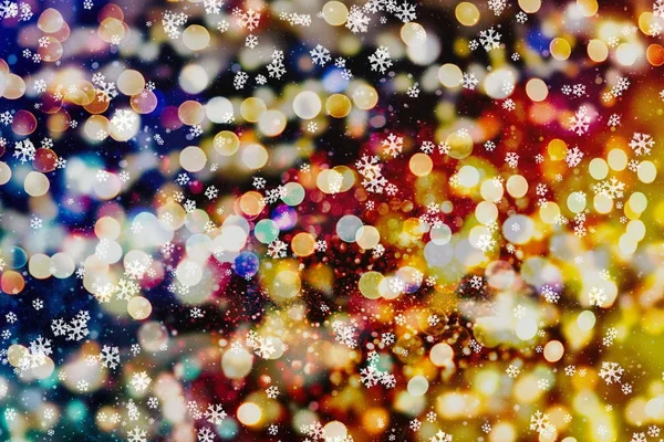 Fondo Bokeh Abstracto Navidad Brillante Fondo Fondo Navidad Abstracto Brillante —  Fotos de Stock