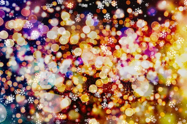 Abstrakta Bokeh Bakgrund Christmas Glittrande Bakgrund Abstrakt Jul Bakgrund Glittrande — Stockfoto