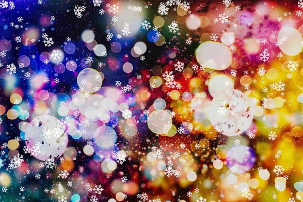 Abstrakter Bokeh Hintergrund Weihnachten Glitzernden Hintergrund Abstrakter Weihnachtlicher Hintergrund Glitzernder — Stockfoto