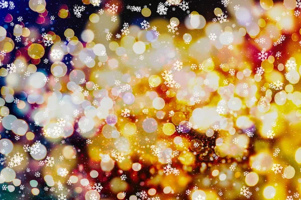 Abstract Achtergrond Bokeh Kerst Glittering Achtergrond Abstracte Achtergrond Van Kerst — Stockfoto