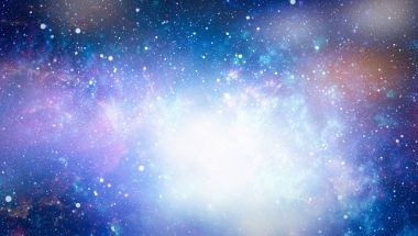 Güzel bulutsu, yıldızlar ve galaksiler. Nasa tarafından döşenmiş bu görüntü unsurları.