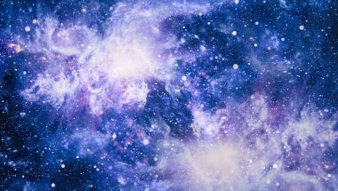 Güzel bulutsu, yıldızlar ve galaksiler. Nasa tarafından döşenmiş bu görüntü unsurları.
