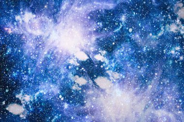 Güzel bulutsu, yıldızlar ve galaksiler. Nasa tarafından döşenmiş bu görüntü unsurları.