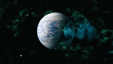 Uzaydaki gezegenler, yıldızlar ve galaksiler uzay keşiflerinin güzelliğini gösteriyor. NASA tarafından döşenmiş elementler