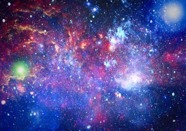 Galaksi - NASA tarafından desteklenen bu resmin elementleri