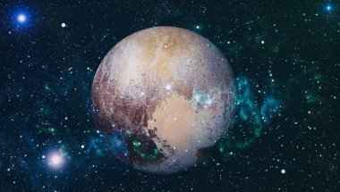 Güzel bulutsu, yıldızlar ve galaksiler. Nasa tarafından döşenmiş bu görüntü unsurları.