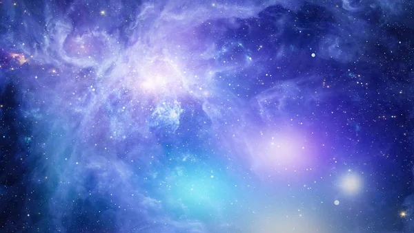 Hermosa nebulosa, estrellas y galaxias. Elementos de esta imagen proporcionados por la NASA . — Foto de Stock