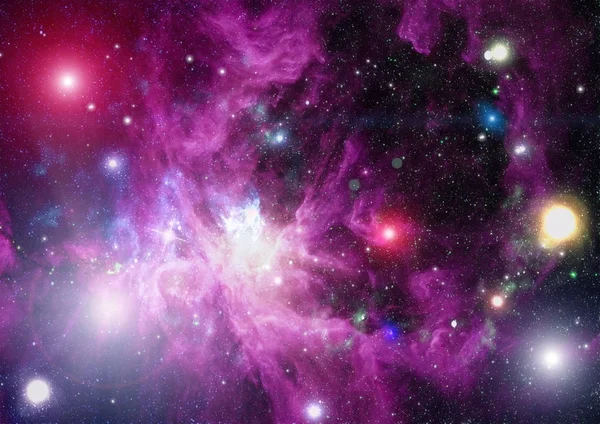 Galassia a spirale nello spazio profondo. Elementi di questa immagine forniti dalla NASA . — Foto Stock
