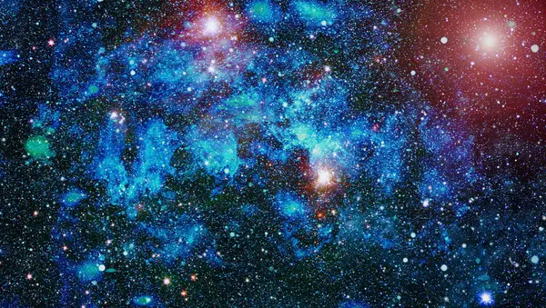 Beautiful Nebula Stars Galaxies Elements Image Furnished Nasa — Stock Photo, Image