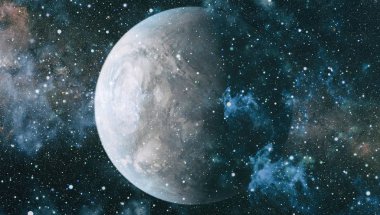 Derin uzay bulunan sarmal gökada. Nasa tarafından döşenmiş bu görüntü unsurları.