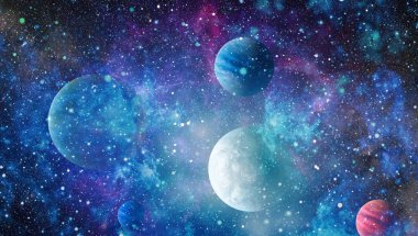 Derin uzay bulunan sarmal gökada. Nasa tarafından döşenmiş bu görüntü unsurları.