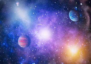 Derin uzay bulunan sarmal gökada. Nasa tarafından döşenmiş bu görüntü unsurları.