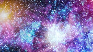 Derin uzay bulunan sarmal gökada. Nasa tarafından döşenmiş bu görüntü unsurları.