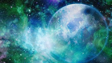 Derin uzay bulunan sarmal gökada. Nasa tarafından döşenmiş bu görüntü unsurları.