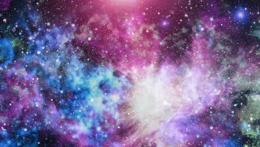 Derin uzay bulunan sarmal gökada. Nasa tarafından döşenmiş bu görüntü unsurları.