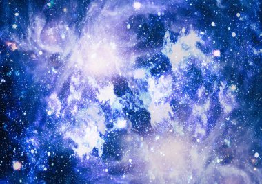 Güzel bulutsu, yıldızlar ve galaksiler. Nasa tarafından döşenmiş bu görüntü unsurları.