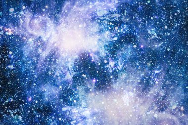 Güzel bulutsu, yıldızlar ve galaksiler. Nasa tarafından döşenmiş bu görüntü unsurları.