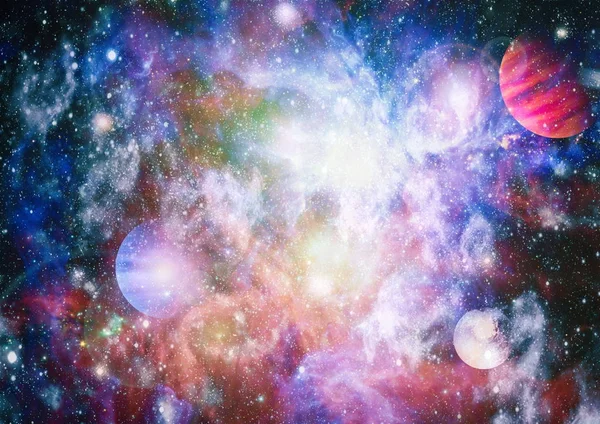 Galáxia Espiral Espaço Profundo Elementos Desta Imagem Fornecidos Pela Nasa — Fotografia de Stock