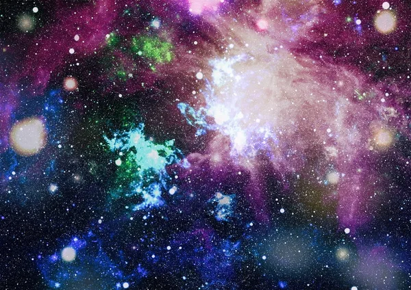 Egy Bolygó Galaxis Csillagai Egy Szabad Térben Elemei Ezt Képet — Stock Fotó