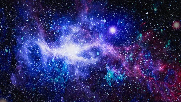 Stelle Pianeta Una Galassia Uno Spazio Libero Elementi Questa Immagine — Foto Stock