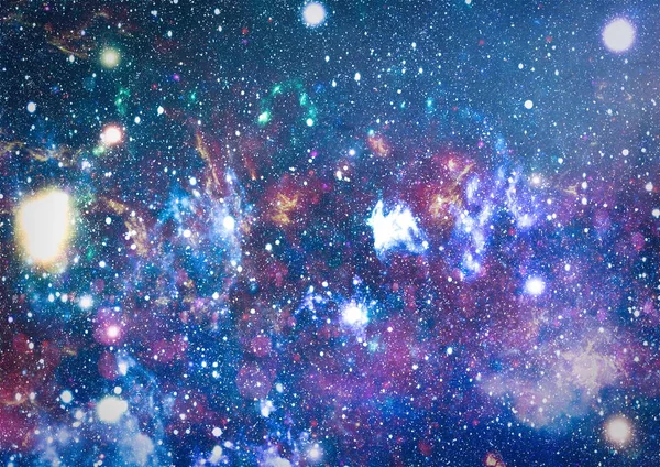 Bela nebulosa, estrelas e galáxias. Elementos desta imagem fornecidos pela NASA . — Fotografia de Stock