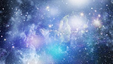 birçok ışık yılı uzakta dünya derin uzayda yıldız alanı. Bu görüntü nasa tarafından döşenmiş unsurları