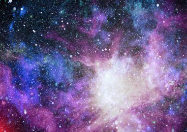 birçok ışık yılı uzakta dünya derin uzayda yıldız alanı. Bu görüntü nasa tarafından döşenmiş unsurları