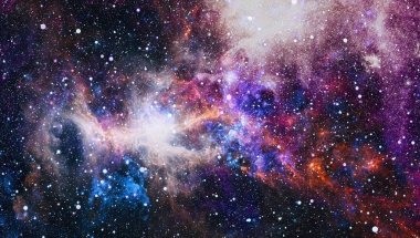 Uzaydaki gezegenler, yıldızlar ve galaksiler uzay keşiflerinin güzelliğini gösteriyor. NASA tarafından döşenmiş elementler