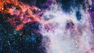 Uzaydaki gezegenler, yıldızlar ve galaksiler uzay keşiflerinin güzelliğini gösteriyor. NASA tarafından döşenmiş elementler