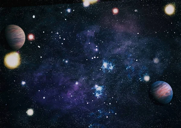 Galaxy Elements Image Furnished Nasa — Stock Photo, Image