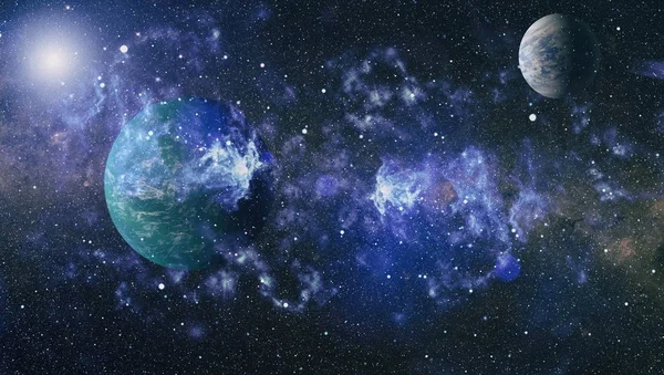 Planeten Sterren Sterrenstelsels Ruimte Die Schoonheid Van Ruimteverkenning Laten Zien — Stockfoto