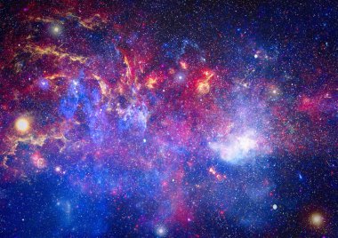 Galaksi - NASA tarafından desteklenen bu resmin elementleri