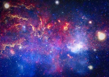 Galaksi - NASA tarafından desteklenen bu resmin elementleri