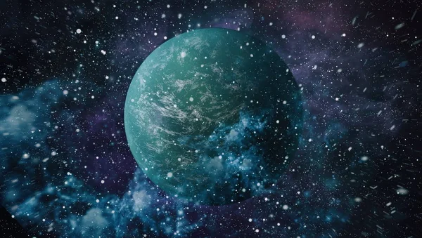 Uzaydaki gezegenler, yıldızlar ve galaksiler uzay keşiflerinin güzelliğini gösteriyor. NASA tarafından döşenmiş elementler