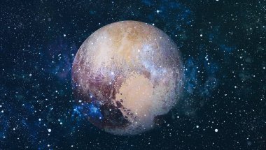 Uzaydaki gezegenler, yıldızlar ve galaksiler uzay keşiflerinin güzelliğini gösteriyor. NASA tarafından döşenmiş elementler