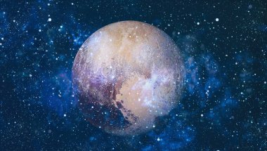 Uzaydaki gezegenler, yıldızlar ve galaksiler uzay keşiflerinin güzelliğini gösteriyor. NASA tarafından döşenmiş elementler