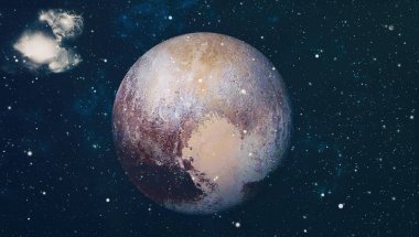 Uzaydaki gezegenler, yıldızlar ve galaksiler uzay keşiflerinin güzelliğini gösteriyor. NASA tarafından döşenmiş elementler