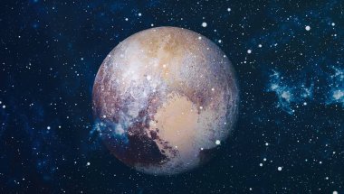 Uzaydaki gezegenler, yıldızlar ve galaksiler uzay keşiflerinin güzelliğini gösteriyor. NASA tarafından döşenmiş elementler