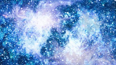 Güzel bulutsu, yıldızlar ve galaksiler. Nasa tarafından döşenmiş bu görüntü unsurları.