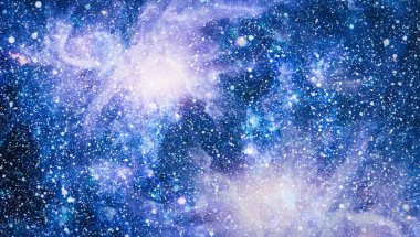 Güzel bulutsu, yıldızlar ve galaksiler. Nasa tarafından döşenmiş bu görüntü unsurları.