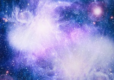 Güzel bulutsu, yıldızlar ve galaksiler. Nasa tarafından döşenmiş bu görüntü unsurları.