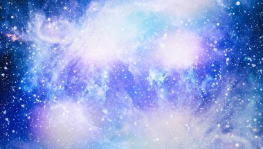 Güzel bulutsu, yıldızlar ve galaksiler. Nasa tarafından döşenmiş bu görüntü unsurları.